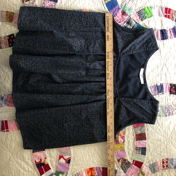 Navy & Silver Swing Blouse - Picture 6 of 6